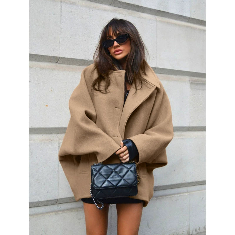 Oversized Strickjacke Mantel
